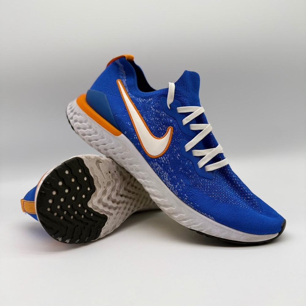 Nike Epic React Flyknit 2 Mens 13 Blue Void Hyper Crimson CJ5228-400